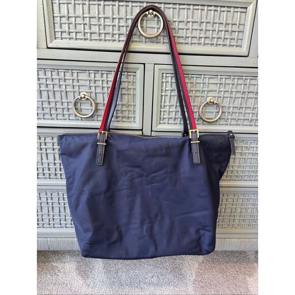 Kate Spade Watson Lane Varsity Stripe Maya tote, $328 - Picture 4 of 10